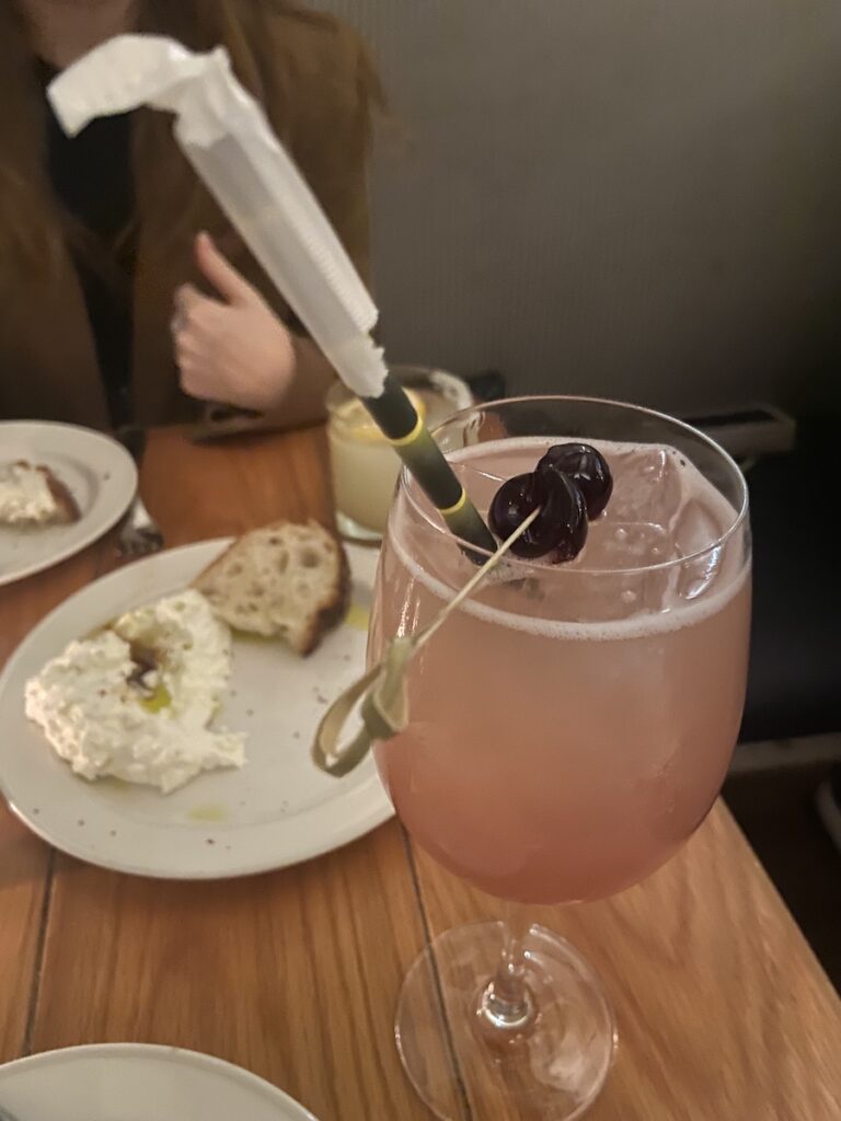 La Pecora Bianca mocktail